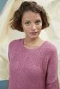 Knitting set Short-sleeved sweater LIZA with knitting instructions in garnwelt box