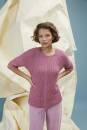Knitting set Short-sleeved sweater LIZA with knitting instructions in garnwelt box