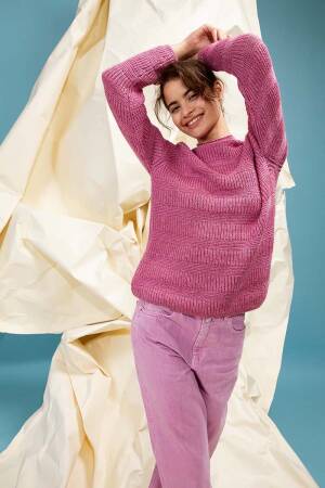 Strickset Pullover Lang Yarns LIZA mit Anleitung in garnwelt-Box S