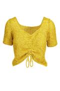 Knitting set Short-sleeved top PRIDE with knitting instructions in garnwelt box in size S