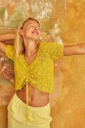 Knitting set Short-sleeved top PRIDE with knitting instructions in garnwelt box in size S