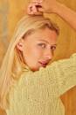 Knitting set Short-sleeved sweater SUNSHINE with knitting instructions in garnwelt box