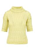 Knitting set Short-sleeved sweater SUNSHINE with knitting instructions in garnwelt box in size S