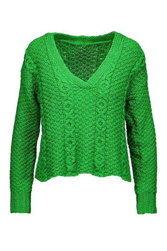 Strickset Sweater HAPPINESS mit Anleitung in garnwelt-Box in Gre L-XL