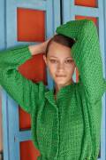 Knitting set Cardigan SUNSHINE with knitting instructions in garnwelt box