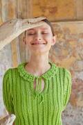 Strickset Short-sleeved sweater WADWOOLADDICTSSUNSHINE GRATEFUL HEART mit Anleitung in garnwelt-Box S