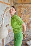 Strickset Short-sleeved sweater WADWOOLADDICTSSUNSHINE GRATEFUL HEART mit Anleitung in garnwelt-Box S
