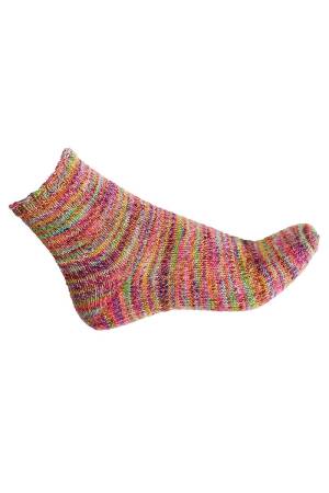 Knitting set Socks FOOTPRINTS with knitting instructions in garnwelt box in size 36-39