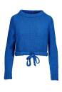 Strickset Sweater WADWOOLADDICTSHAPPINESS AQUAHOLIC mit Anleitung in garnwelt-Box S