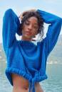 Strickset Sweater WADWOOLADDICTSHAPPINESS AQUAHOLIC mit Anleitung in garnwelt-Box S