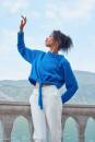 Strickset Sweater WADWOOLADDICTSHAPPINESS AQUAHOLIC mit Anleitung in garnwelt-Box S