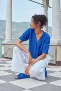 Strickset Short-sleeved cardigan WADWOOLADDICTSSUNSHINE SEA STAR mit Anleitung in garnwelt-Box S