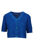 Strickset Short-sleeved cardigan WADWOOLADDICTSSUNSHINE SEA STAR mit Anleitung in garnwelt-Box M