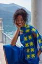 Strickset Crocheted scarf HAPPINESS mit Anleitung in garnwelt-Box
