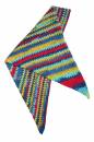Knitting set Triangular shawl SUNSHINE COLOR with knitting instructions in garnwelt box