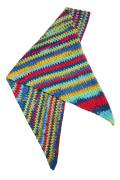 Strickset Triangular shawl WADWOOLADDICTSSUNSHINECOLOR HEAT WAVES mit Anleitung in garnwelt-Box ca 140 x 60 cm