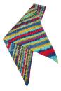 Strickset Triangular shawl WADWOOLADDICTSSUNSHINECOLOR HEAT WAVES mit Anleitung in garnwelt-Box ca 140 x 60 cm