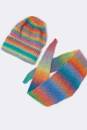 Strickset Mütze Lang Yarns Mille Colori Baby mit Anleitung in garnwelt-Box