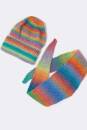 Strickset Mütze Lang Yarns Mille Colori Baby mit Anleitung in garnwelt-Box ca 45 cm