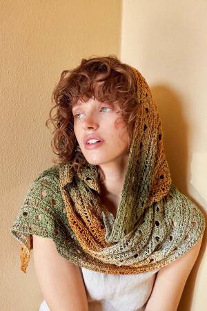 Strickset Schal Lang Yarns PARADISE mit Anleitung in garnwelt-Box