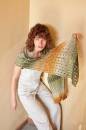 Knitting set Shawl PARADISE with knitting instructions in garnwelt box in size ca 37 x 180 cm