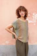 Knitting set Top PARADISE with knitting instructions in...
