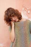 Knitting set Top PARADISE with knitting instructions in...