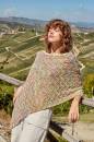 Knitting set Poncho TROPICAL with knitting instructions in garnwelt box in size S-M