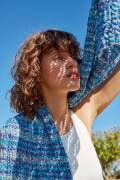Knitting set Scarf  with knitting instructions in...