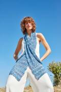 Strickset Schal Lang Yarns TROPICAL mit Anleitung in garnwelt-Box ca 33 x 186 cm