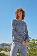 Strickset Pullover Lang Yarns TROPICAL mit Anleitung in garnwelt-Box S