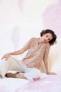 Knitting set Short-sleeved sweater  with knitting instructions in garnwelt box
