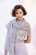 Strickset Schultertuch Lang Yarns CELESTE mit Anleitung in garnwelt-Box
