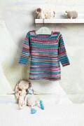 Strickset Kleidchen Lang Yarns MERINO  BEBE COLOR mit...