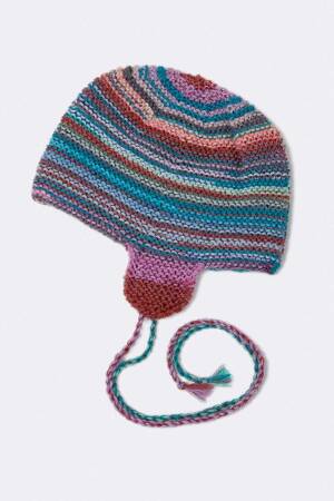 Strickset Mütze Lang Yarns MERINO  BEBE COLOR mit Anleitung in garnwelt-Box