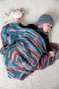 Knitting set Baby blanket MERINO 200 BEBE COLOR with knitting instructions in garnwelt box