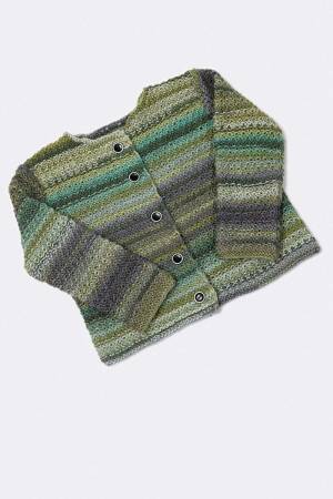 Strickset Jacke Lang Yarns MERINO  BEBE COLOR mit Anleitung in garnwelt-Box 56