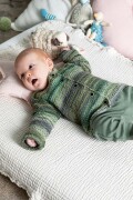 Strickset Jacke Lang Yarns MERINO  BEBE COLOR mit Anleitung in garnwelt-Box 74