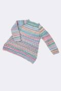 Strickset Kleidchen Lang Yarns MERINO  BEBE COLOR mit...