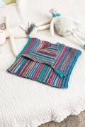 Strickset Poncho Lang Yarns MERINO  BEBE COLOR mit Anleitung in garnwelt-Box 62