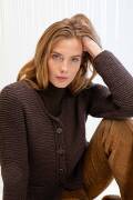 Knitting set Cardigan  with knitting instructions in garnwelt box in size S