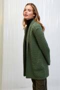 Knitting set Cardigan MERINO+ with knitting instructions...
