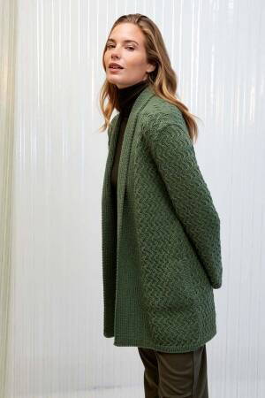 Strickset Damenjacke Lang Yarns MERINO+ mit Anleitung in garnwelt-Box S