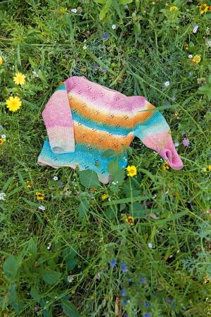 Strickset Pullover Top Down Lang Yarns BABY COTTON COLOR mit Anleitung in garnwelt-Box