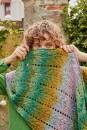 Knitting set Shawl LINELLO with knitting instructions in garnwelt box
