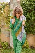 Strickset Schultertuch Lang Yarns LINELLO mit Anleitung in garnwelt-Box ca 60 x 166 cm