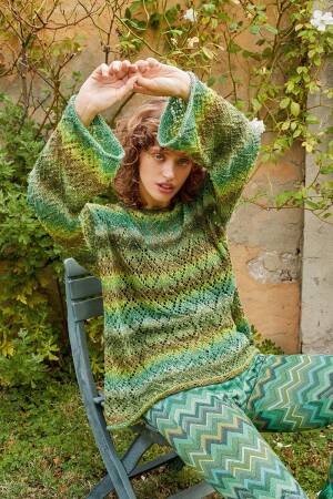 Strickset Pullover Lang Yarns LINELLO mit Anleitung in garnwelt-Box