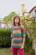 Strickset Kurzarmpullover Lang Yarns LINELLO mit...
