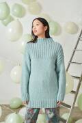 Strickanleitung Pullover 278_17 LANGYARNS LAMBSWOOL - LACE LAME GRETA als download