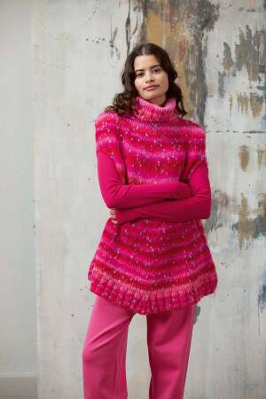 Strickanleitung Pullunder PTO-062_03 LANGYARNS Cloud Tweed LINA als download
